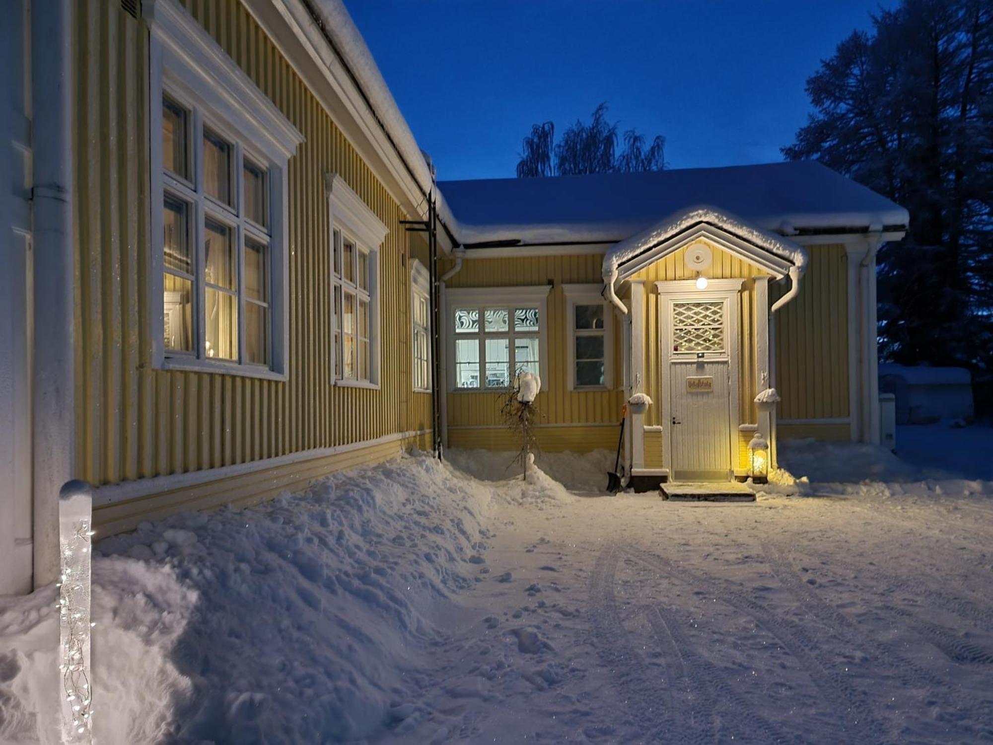 Apartamento Wanha Kunnantalo Pudasjarvi Exterior foto