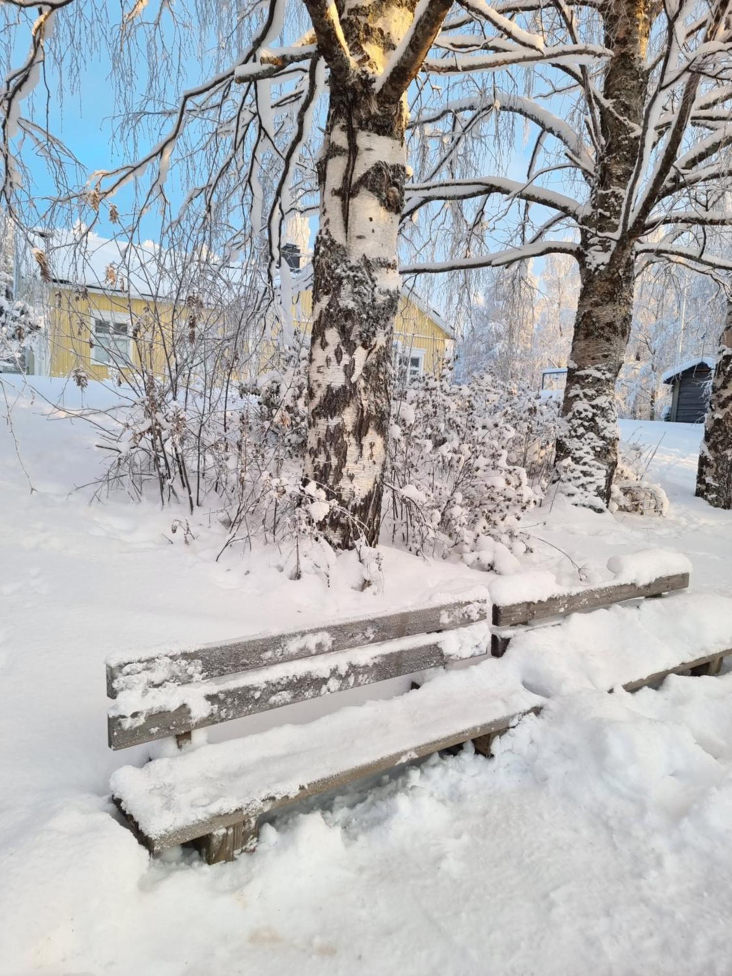 Apartamento Wanha Kunnantalo Pudasjarvi Exterior foto
