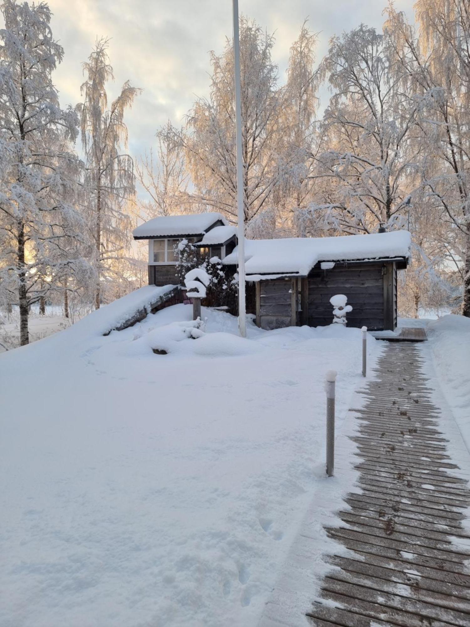 Apartamento Wanha Kunnantalo Pudasjarvi Exterior foto